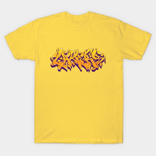 LA LAKERS T-Shirt by graffitiasik